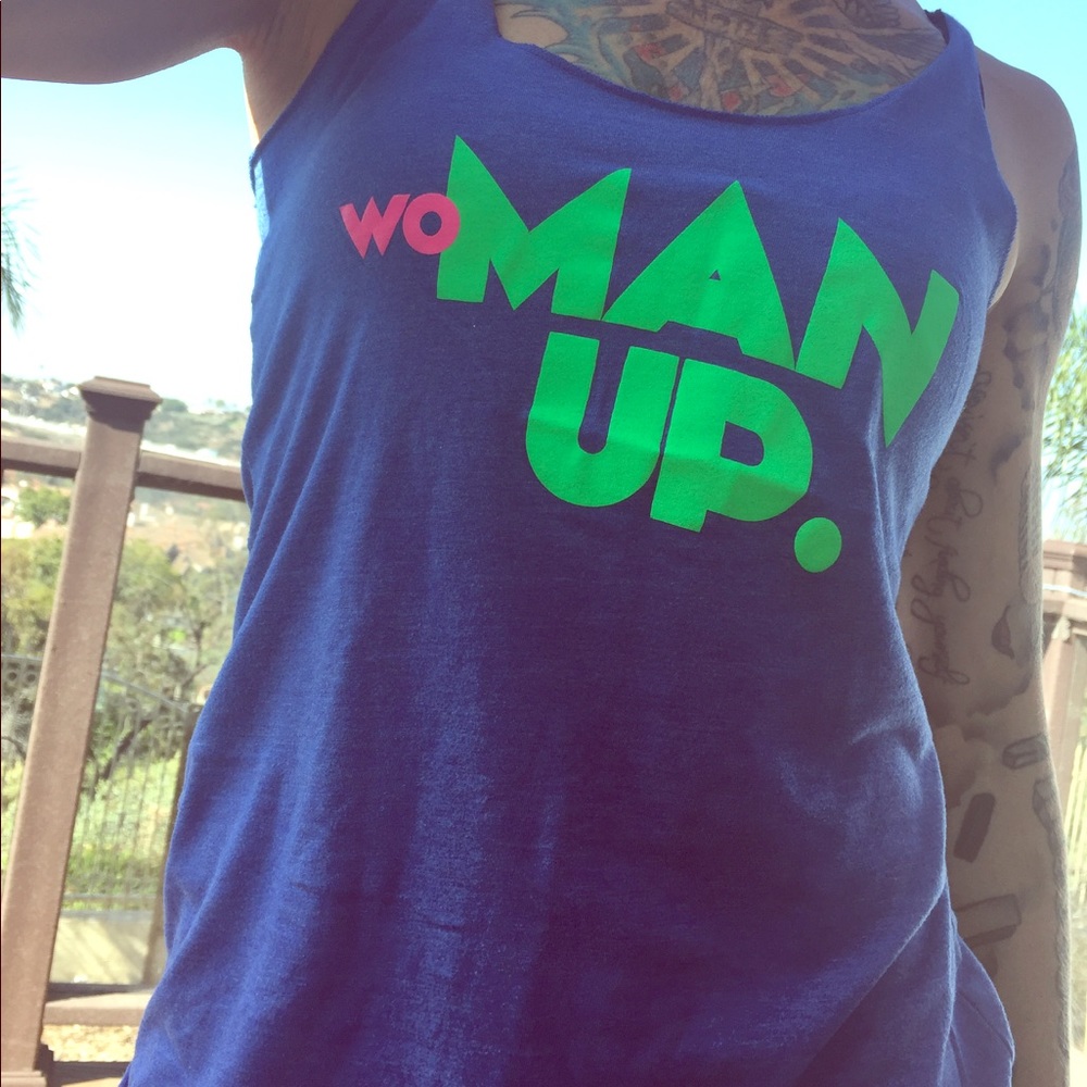 Attitude tank top woMAN UP